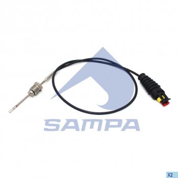 3 099 р. Датчик температуры DAF XF105,XF95 отработавших газов (ЕВРО-5) SAMPA SAMPA 096.2360  с доставкой в г. Кемерово. Увеличить фотографию 1