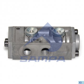 1 699 р. Клапан MAN F2000 управления КПП пневматический SAMPA SAMPA 096.304  с доставкой в г. Кемерово. Увеличить фотографию 1