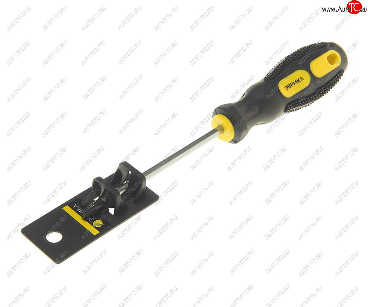 53 р. Отвертка TORX T20х100мм магнитная с противоскользящей ручкой (с держателем) ЭВРИКА ЭВРИКА er-7dt-03h ЭВРИКА er-7dt-03h  с доставкой в г. Кемерово