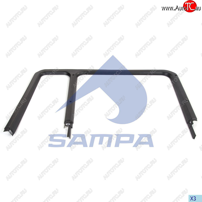 799 р. Рамка MAN стекла двери правой SAMPA SAMPA 18200175  с доставкой в г. Кемерово