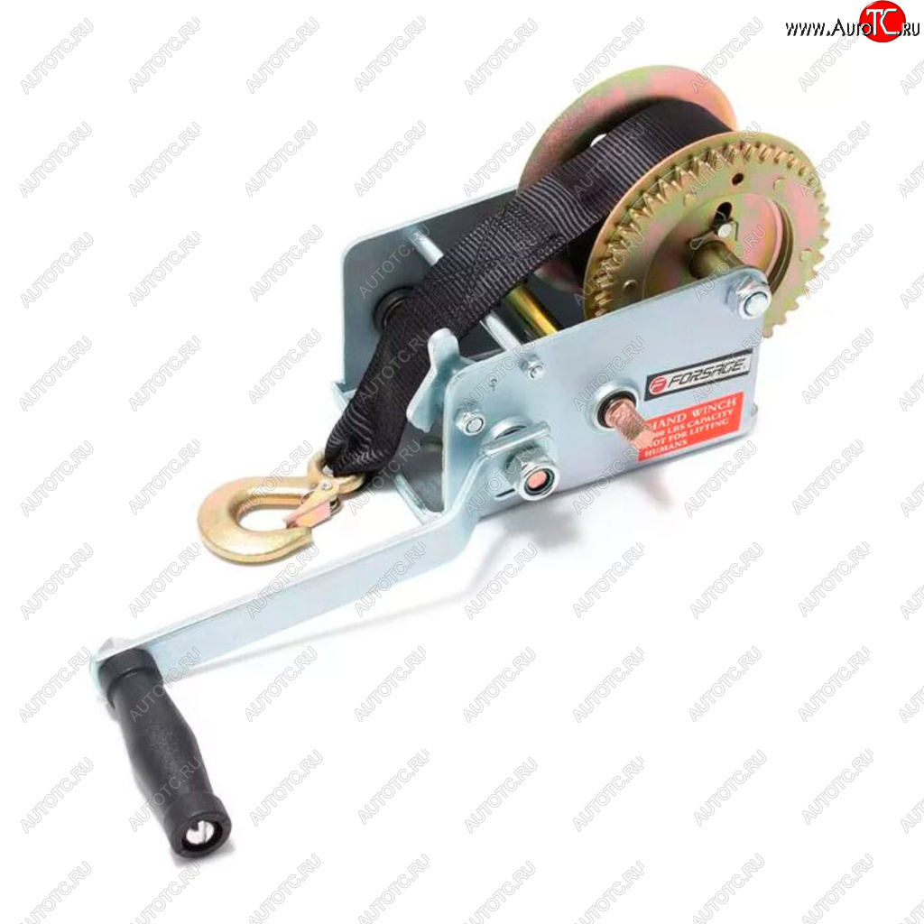 4 849 р. Лебедка барабанная 0.90т L=10м ленточная ROCKFORCE ROCKFORCE rf-trt1201s  с доставкой в г. Кемерово