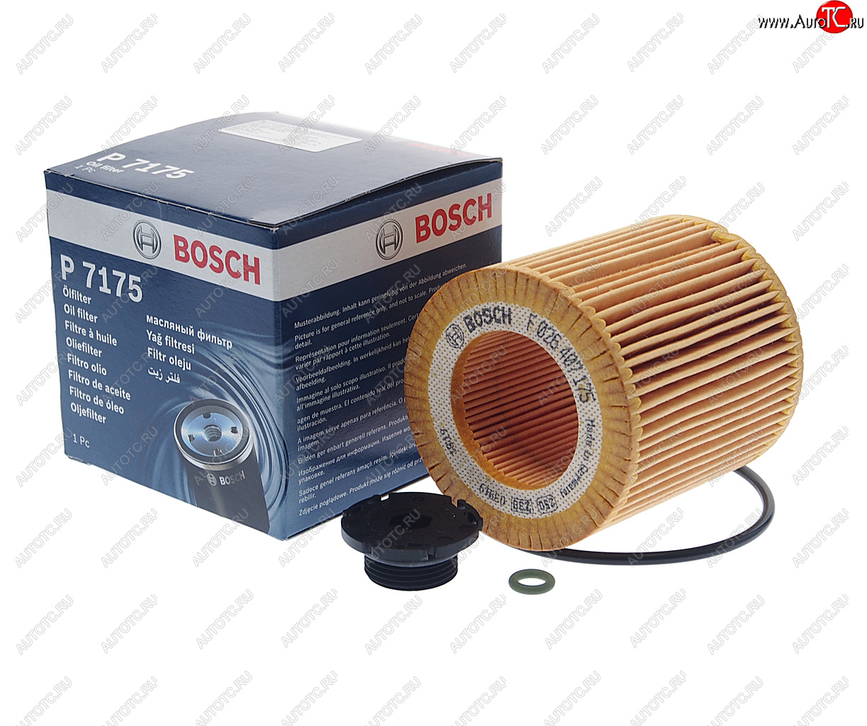 899 р. Фильтр масляный BMW 1 (F20,21),2 (F22),3 (F30,34),4 (F32),5 (F10) BOSCH BOSCH f026407175  с доставкой в г. Кемерово