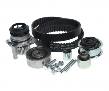 16 449 р. Комплект ГРМ VW AUDI SEAT SKODA (1.6 TDI2.0 TDI) с водяным насосом GATES GATES kp25649xs-1  с доставкой в г. Кемерово. Увеличить фотографию 1