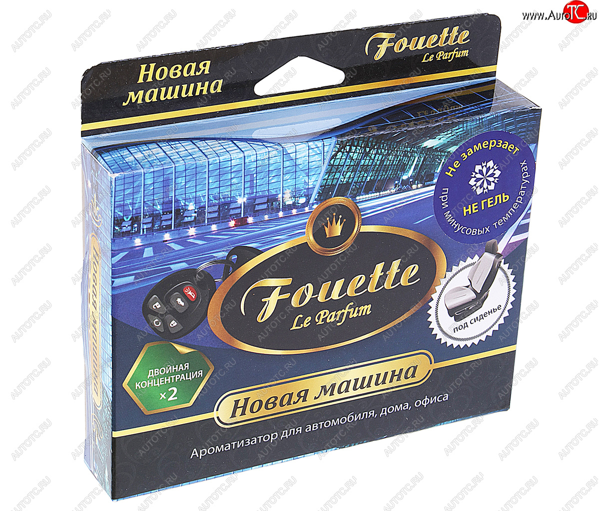 214 р. Ароматизатор под сиденье пенный (новая машина) 200г FOUETTE FOUETTE f-23  с доставкой в г. Кемерово
