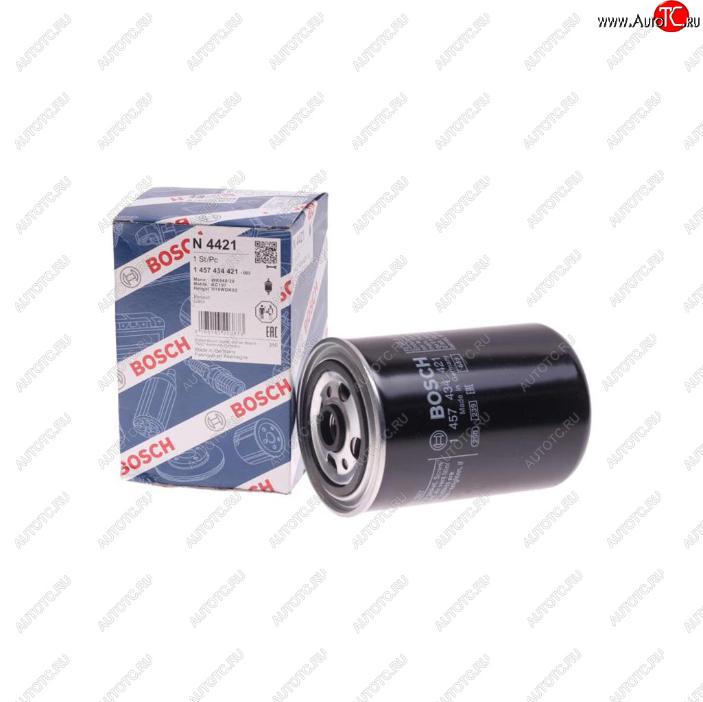 1 299 р. Фильтр топливный RENAULT Premium,Midlum,Kerax,ЯМЗ (дв.E-TECH ЕВРО-3) (00-) BOSCH BOSCH 1457434421  с доставкой в г. Кемерово