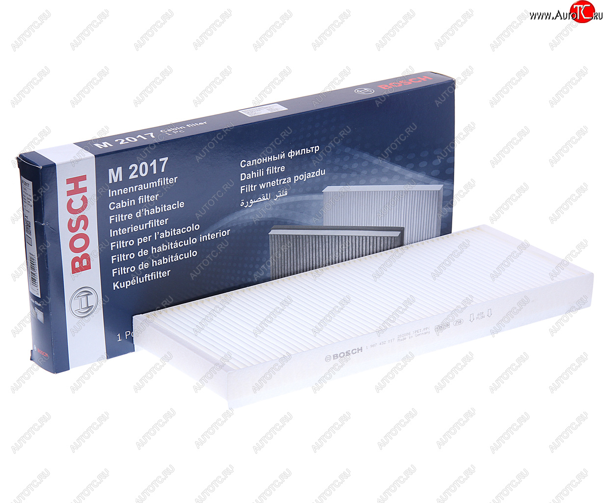 779 р. Фильтр воздушный салона VW Passat B5 (97-00) AUDI A4 (95-01) BOSCH BOSCH 1987432017  с доставкой в г. Кемерово