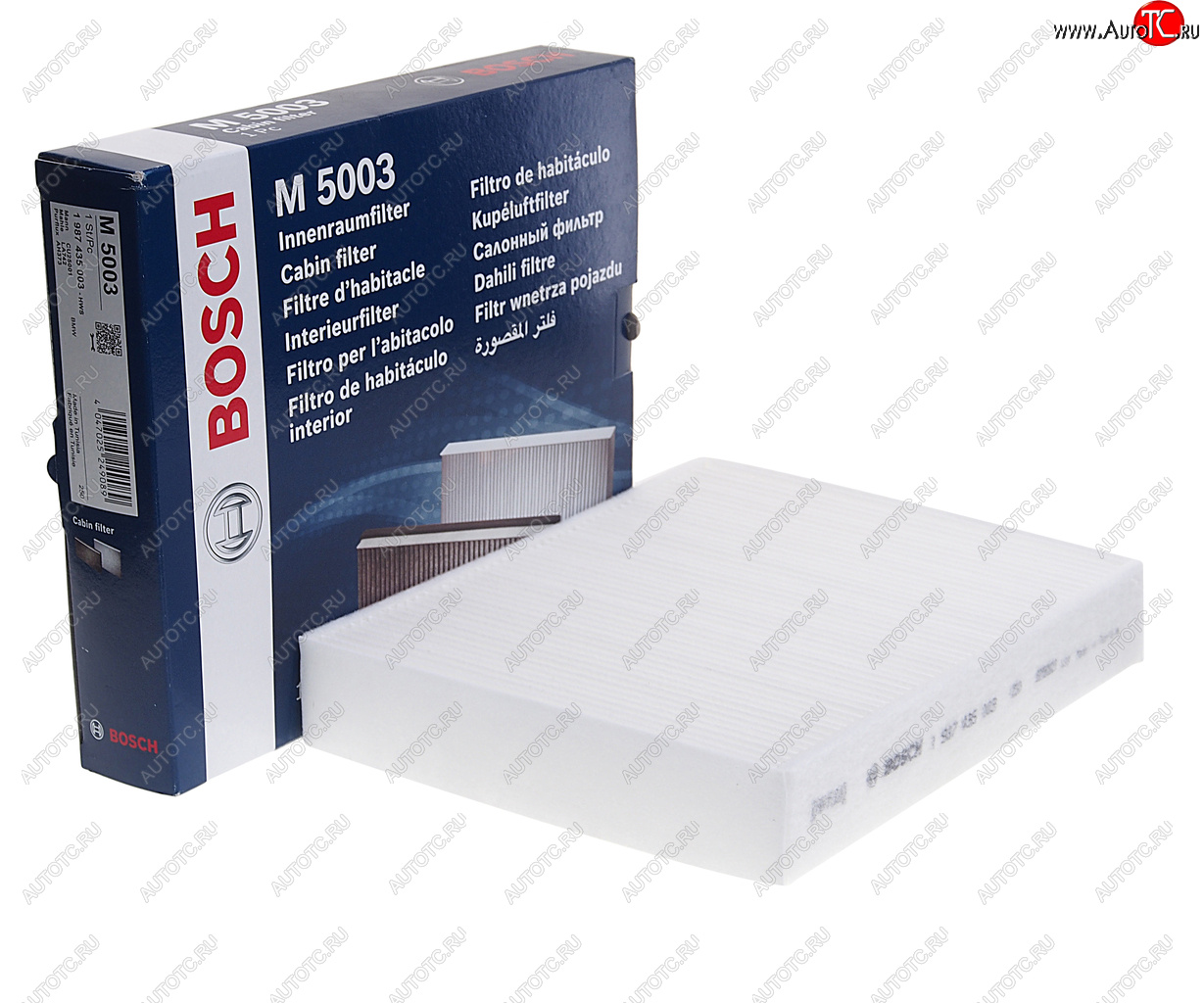 1 899 р. Фильтр воздушный салона BMW 1 (F20,F21),3 (F30,F31,F34) (11-) (1.4/2.0) BOSCH BOSCH 1987435003 BOSCH 1987435003  с доставкой в г. Кемерово
