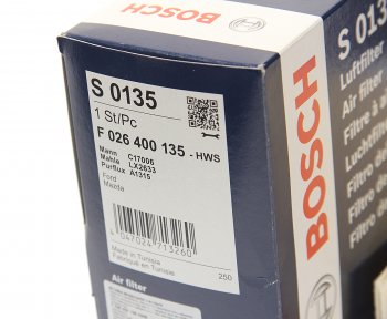 1 079 р. Фильтр воздушный FORD Fiesta (08-) BOSCH BOSCH f026400135 BOSCH f026400135  с доставкой в г. Кемерово. Увеличить фотографию 2