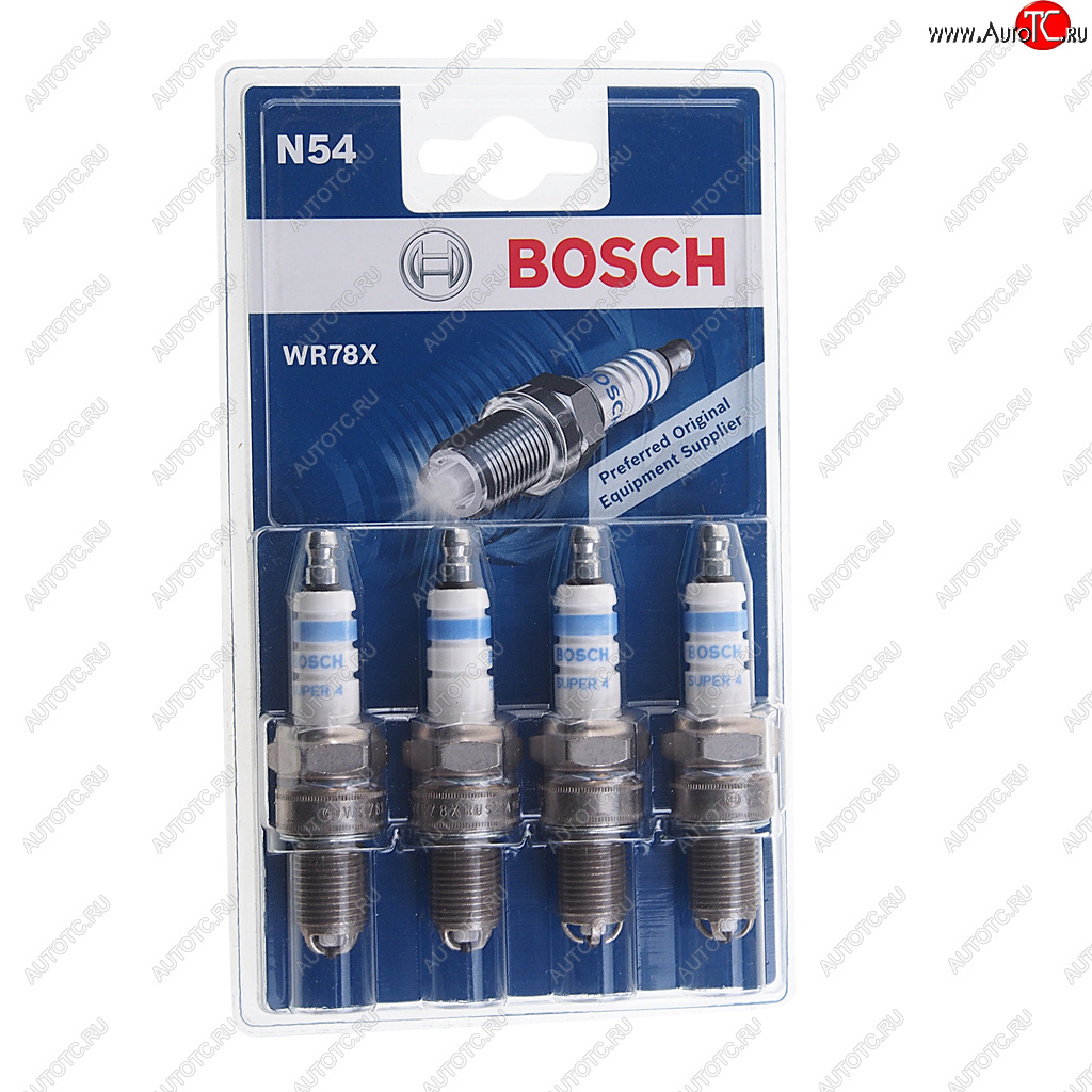 1 449 р. Свеча зажигания ВАЗ-2111 (8 кл.) комплект BOSCH BOSCH 0242232804  с доставкой в г. Кемерово