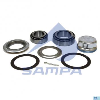 6 599 р. Ремкомплект BPW ступицы (подшипники 33118,33213, полный) SAMPA SAMPA 070.611  с доставкой в г. Кемерово. Увеличить фотографию 1