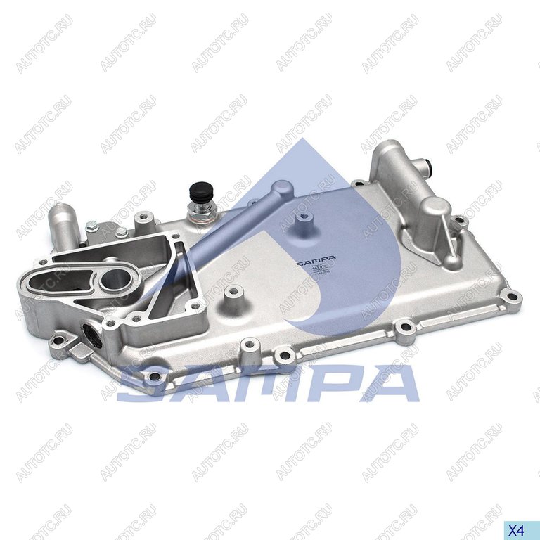 7 749 р. Крышка радиатора SCANIA масляного (маслоохладителя) SAMPA SAMPA 043.078  с доставкой в г. Кемерово
