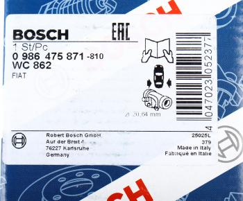 1 549 р. Цилиндр тормозной задний FIAT Marea (96-) левыйправый BOSCH BOSCH 0986475871  с доставкой в г. Кемерово. Увеличить фотографию 4