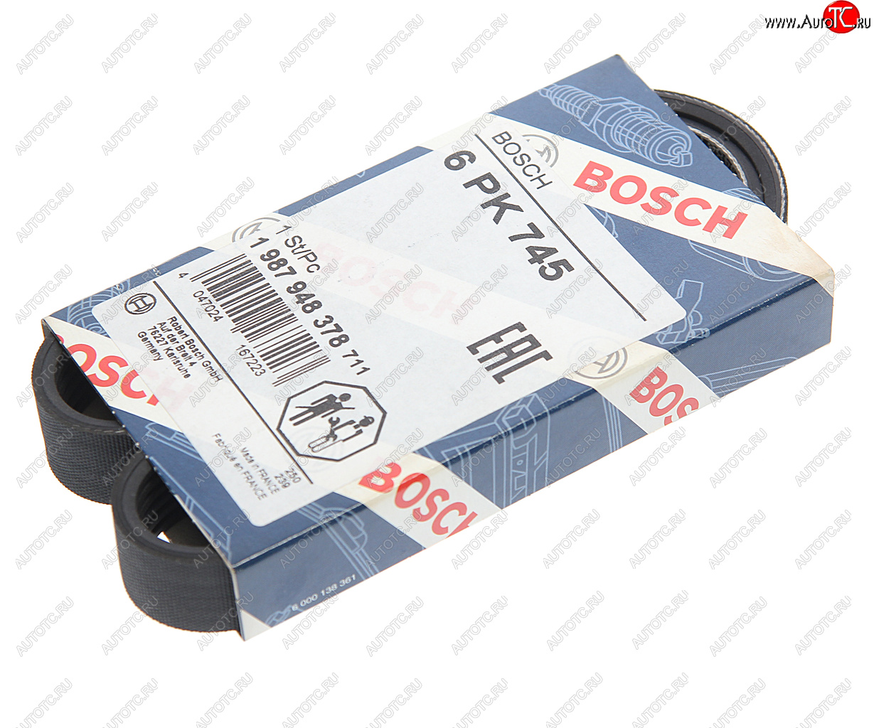 699 р. Ремень ВАЗ-2110-2112 генератора 16 клап. BOSCH BOSCH 1987948378  с доставкой в г. Кемерово
