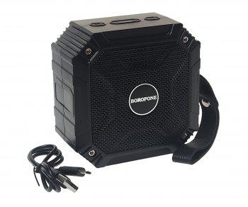 999 р. Колонка беспроводная bluetooth BOROFONE BOROFONE bp6 black BOROFONE bp6 black  с доставкой в г. Кемерово. Увеличить фотографию 1