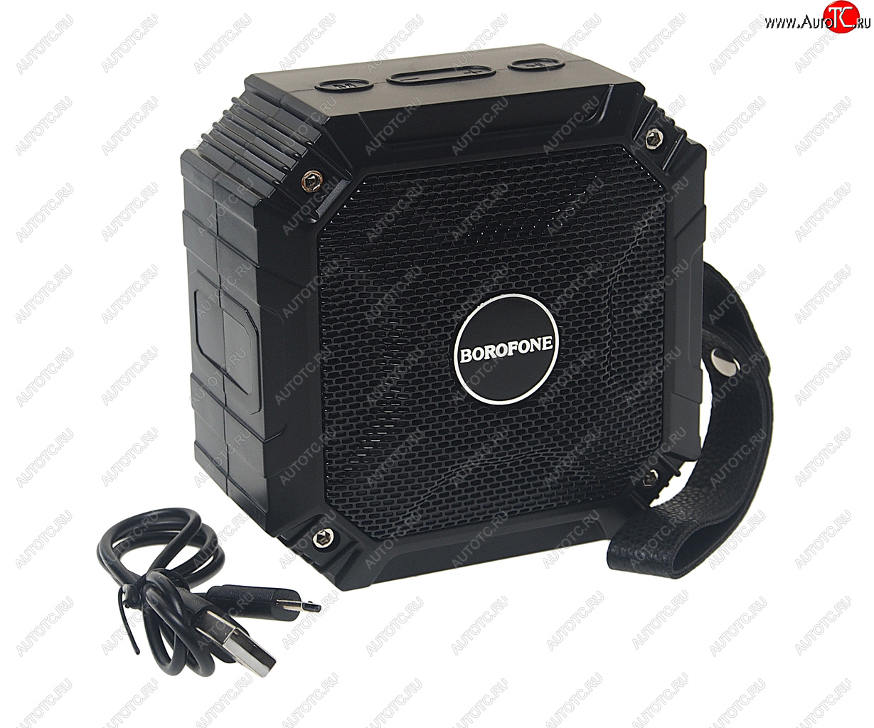 999 р. Колонка беспроводная bluetooth BOROFONE BOROFONE bp6 black BOROFONE bp6 black  с доставкой в г. Кемерово