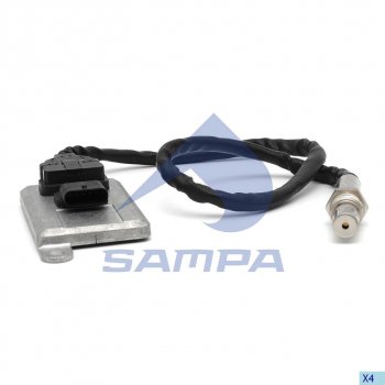 15 699 р. Датчик MAN катализатора NOX оксида азота в сборе с блоком (ЕВРО-5) SAMPA SAMPA 023.322  с доставкой в г. Кемерово. Увеличить фотографию 1