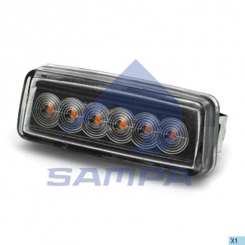 1 379 р. Указатель поворота SCANIA (LED) SAMPA SAMPA 043.460  с доставкой в г. Кемерово. Увеличить фотографию 1