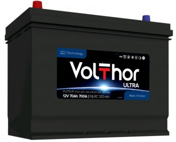 13 649 р. Аккумулятор VOLTHOR Ultra 70Ач VOLTHOR 6ст70(1) 57024 d26  с доставкой в г. Кемерово. Увеличить фотографию 1