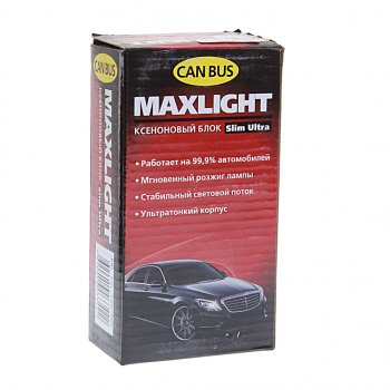 1 839 р. Блок контрольный Xenon 12V с обманкой slim Ultra MAXLIGHT MAXLIGHT slim ultra  с доставкой в г. Кемерово. Увеличить фотографию 2
