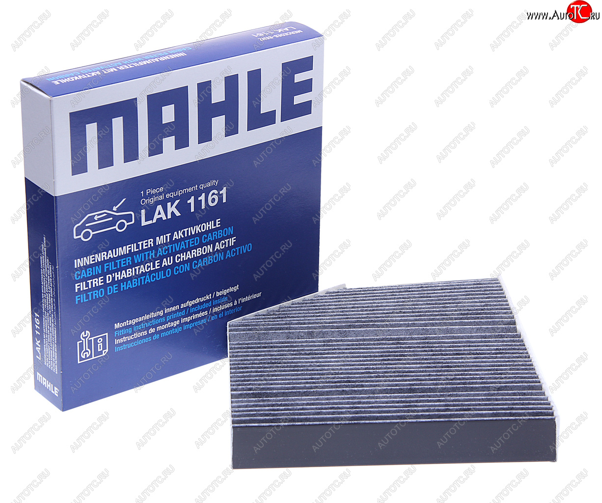 3 299 р. Фильтр воздушный салона MERCEDES C (W205) (13-) E (W213) угольный MAHLE MAHLE lak1161  с доставкой в г. Кемерово