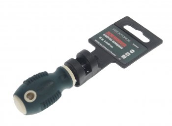 153 р. Отвертка шлицевая SL 6.5х30мм магнитная c держателем Profi S2 ROCKFORCE ROCKFORCE rf-70365030  с доставкой в г. Кемерово. Увеличить фотографию 1