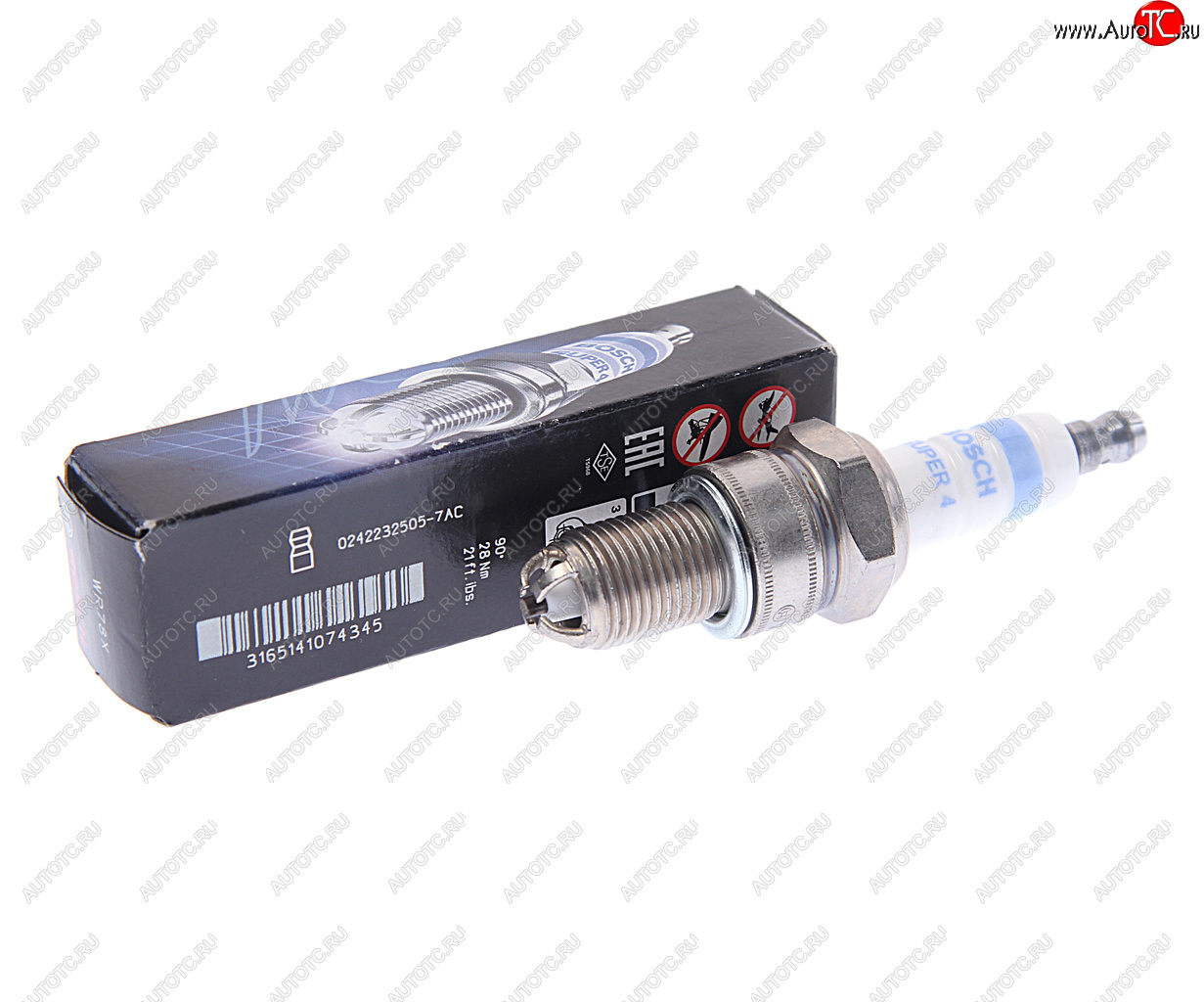 329 р. Свеча зажигания ВАЗ-2111 V8 WR78X BOSCH BOSCH 0242232505  с доставкой в г. Кемерово