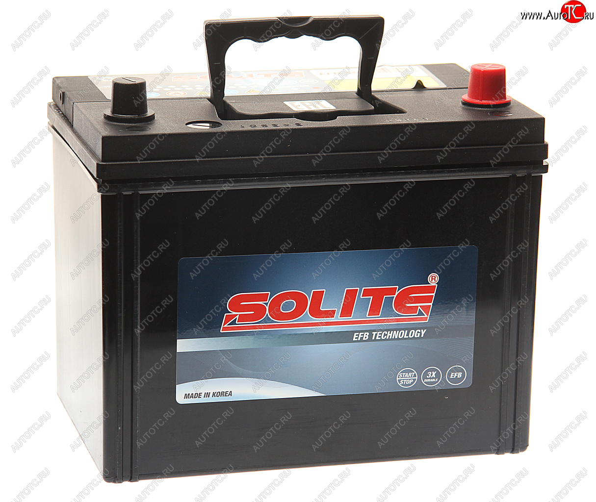 18 449 р. Аккумулятор SOLITE EFB Asia 80Ач обратная полярность SOLITE 6ст80(0) s95l  с доставкой в г. Кемерово