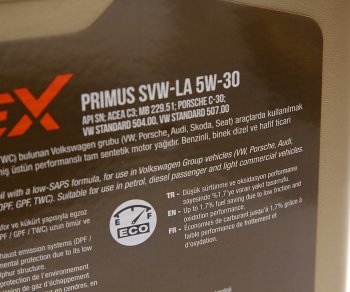 6 649 р. Масло моторное PRIMUS SVW-LA SN C3 5W30 синт.4л LUBEX LUBEX l034-1624-0404  с доставкой в г. Кемерово. Увеличить фотографию 2