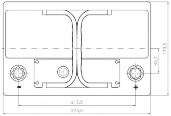 12 549 р. Аккумулятор VOLTHOR Supreme 75Ач обратная полярность,низкий VOLTHOR 6ст75(0) 57510  с доставкой в г. Кемерово. Увеличить фотографию 4