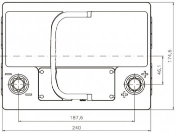 10 549 р. Аккумулятор VOLTHOR Ultra 60Ач обратная полярность VOLTHOR 6ст60(0) 56008  с доставкой в г. Кемерово. Увеличить фотографию 4