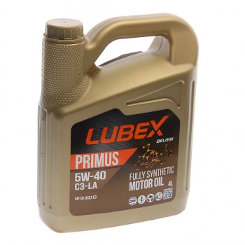 3 099 р. Масло моторное PRIMUS C3-LA SN C3 5W40 синт.4л LUBEX LUBEX l034-1297-0404  с доставкой в г. Кемерово. Увеличить фотографию 1