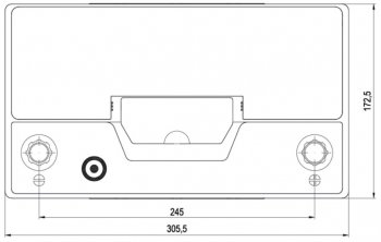 14 499 р. Аккумулятор VOLTHOR Ultra 95Ач обратная полярность VOLTHOR 6ст95(0) 59518 d31  с доставкой в г. Кемерово. Увеличить фотографию 4