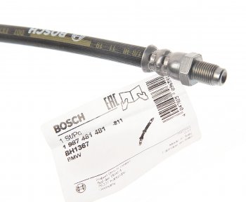 2 049 р. Шланг тормозной BMW 3 (E90) передний BOSCH BOSCH 1987481481 BOSCH 1987481481  с доставкой в г. Кемерово. Увеличить фотографию 2