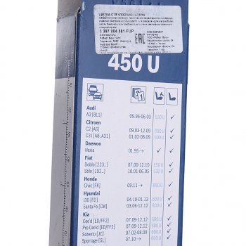 719 р. Щетка стеклоочистителя 450мм Twin BOSCH BOSCH 3397004581 BOSCH 3397004581  с доставкой в г. Кемерово. Увеличить фотографию 4