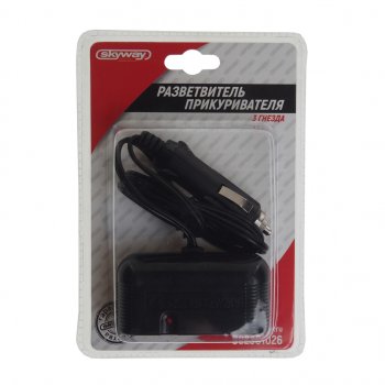 369 р. Разветвитель прикуривателя 3-х гнездовой 12V SKYWAY SKYWAY s02301026  с доставкой в г. Кемерово. Увеличить фотографию 1