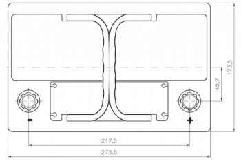 11 549 р. Аккумулятор VOLTHOR Ultra 73Ач обратная полярность,низкий VOLTHOR 6ст73(0) 57309  с доставкой в г. Кемерово. Увеличить фотографию 4