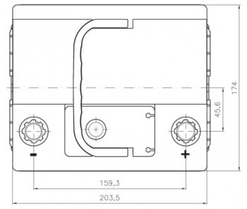 9 399 р. Аккумулятор VOLTHOR Supreme 54Ач обратная полярность,низкий VOLTHOR 6ст54(0) 55401  с доставкой в г. Кемерово. Увеличить фотографию 4
