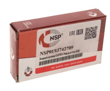 1 079 р. Вкладыши DAEWOO Nexia (95-) шатунные d+0.50 комплект (8шт.) NSP NSP nsp0193742709  с доставкой в г. Кемерово. Увеличить фотографию 3