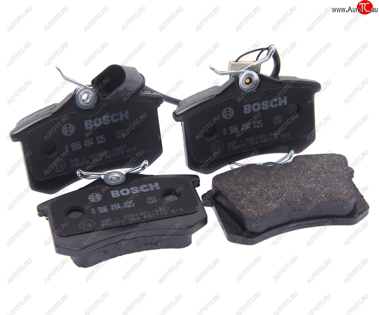 2 659 р. Колодки тормозные задние (4шт.) BOSCH Ford Galaxy 2 дорестайлинг (2006-2010)  с доставкой в г. Кемерово