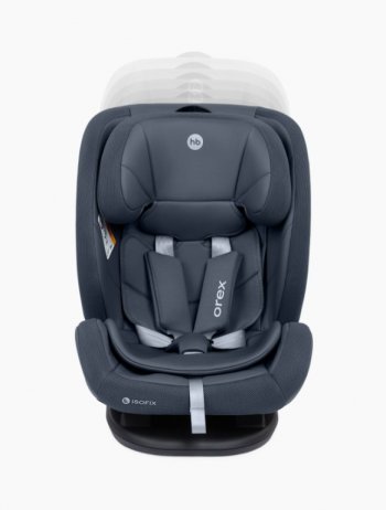 15 399 р. Автокресло детское 0-36кг (0+I-ll-IlI) 0-12лет dark blue OREX Isofix HAPPY BABY HAPPY BABY 4690624065484  с доставкой в г. Кемерово. Увеличить фотографию 6