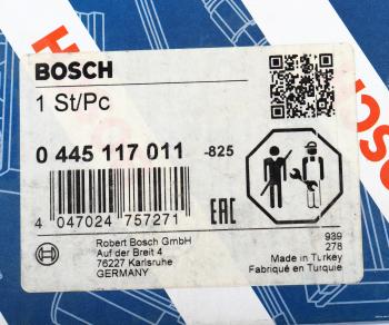 43 999 р. Форсунка AUDI Q7 (08-) (6.0) топливная BOSCH BOSCH 0445117011  с доставкой в г. Кемерово. Увеличить фотографию 4