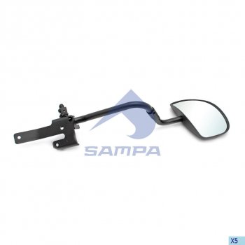 4 199 р. Зеркало боковое VOLVO FH,FM переднее с кронштейном SAMPA SAMPA 034.389  с доставкой в г. Кемерово. Увеличить фотографию 1