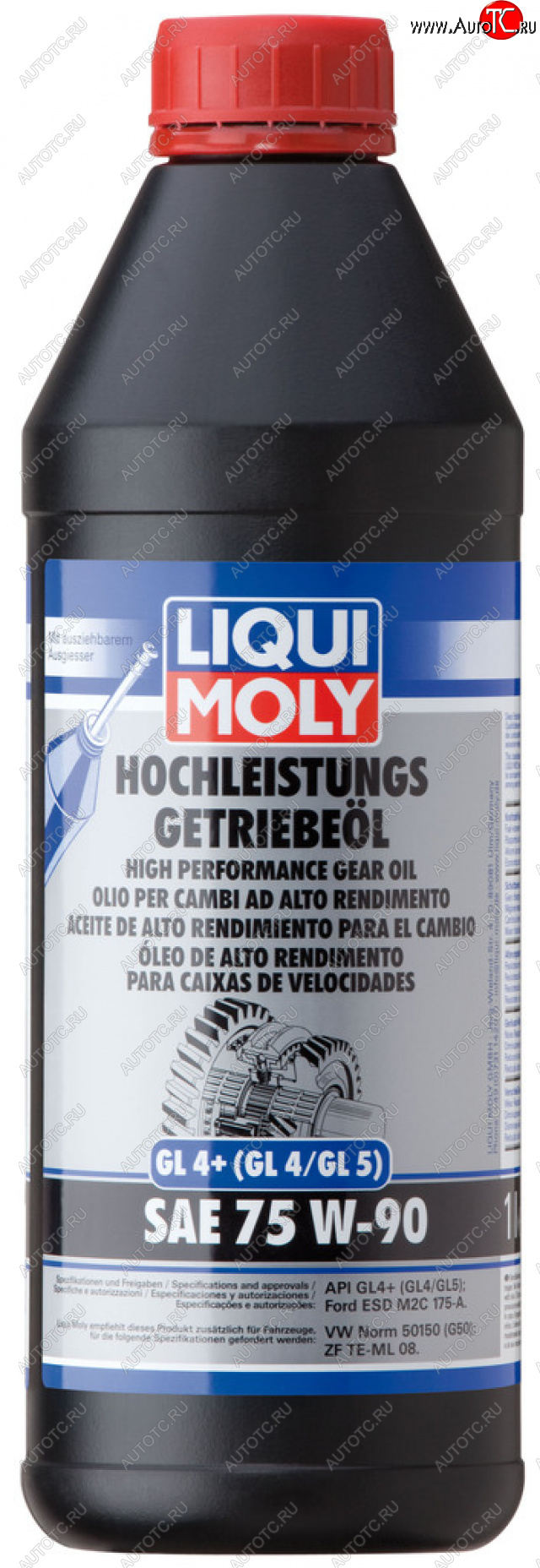 2 299 р. Масло трансмиссионное GL4+ 75W90 синт.1л LIQUI MOLY LIQUI MOLY 3979  с доставкой в г. Кемерово