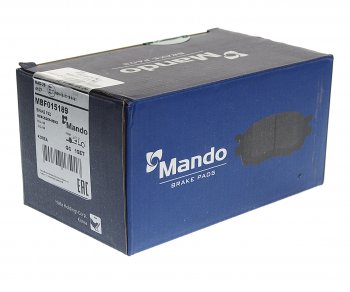 1 399 р. Колодки тормозные MERCEDES E (W211,W212),S (W220,W221) задние (4шт.) MANDO MANDO mbf015189  с доставкой в г. Кемерово. Увеличить фотографию 2