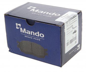 2 299 р. Колодки тормозные MERCEDES S (W220,C215 AMG) (98-06) задние (4шт.) MANDO MANDO mbf015155 MANDO mbf015155  с доставкой в г. Кемерово. Увеличить фотографию 2