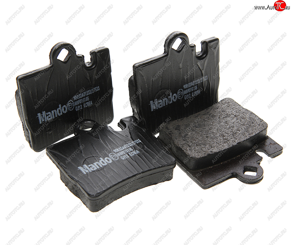 2 299 р. Колодки тормозные MERCEDES S (W220,C215 AMG) (98-06) задние (4шт.) MANDO MANDO mbf015155 MANDO mbf015155  с доставкой в г. Кемерово
