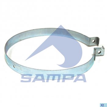 1 129 р. Хомут глушителя IVECO EuroTech SAMPA SAMPA 060.225  с доставкой в г. Кемерово. Увеличить фотографию 1