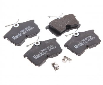 1 359 р. Колодки тормозные HONDA Accord (2.0/2.2/2.4) (98-02) задние (4шт.) MANDO MANDO mbf015539 MANDO mbf015539  с доставкой в г. Кемерово. Увеличить фотографию 1