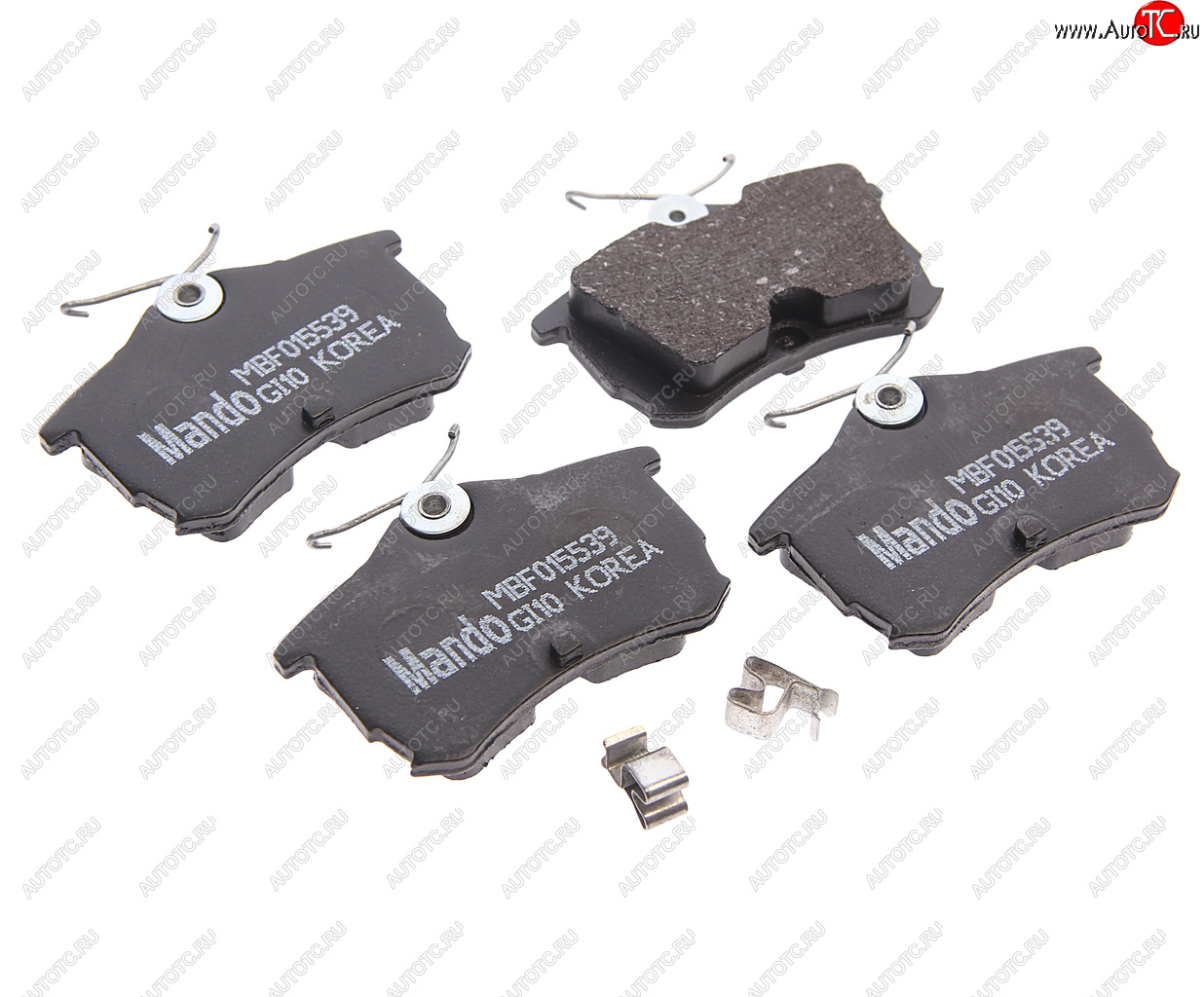 1 359 р. Колодки тормозные HONDA Accord (2.0/2.2/2.4) (98-02) задние (4шт.) MANDO MANDO mbf015539 MANDO mbf015539  с доставкой в г. Кемерово