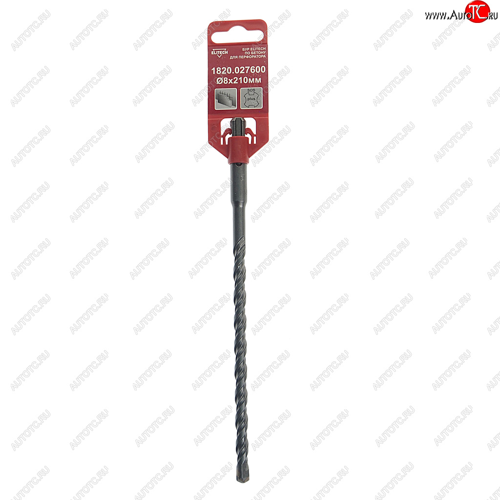 97 р. Бур SDS+ 8х210мм ELITECH ELITECH 1820.027600  с доставкой в г. Кемерово